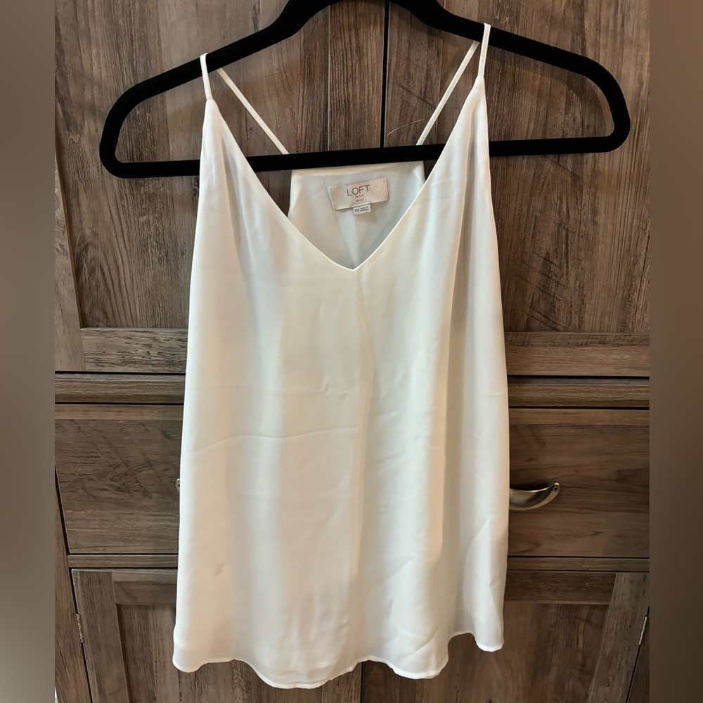 Loft White tank top